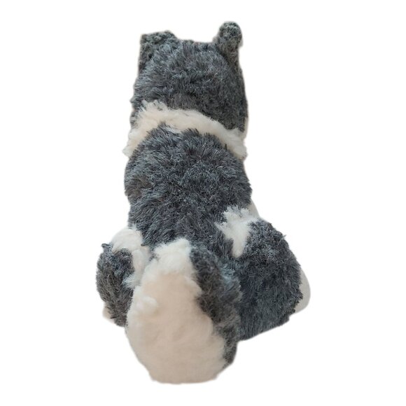10 Inch Siberian Husky Stuffed Plush Toy Blue Eyes Puppy Dog - Picture 3 of 8
